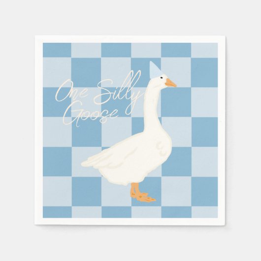 Een Gekke gans Servet (Voorkant)