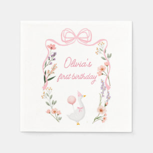 Een gekke gans verjaardagsfeestje servetten