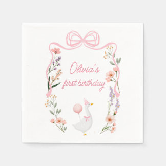 Een gekke gans verjaardagsfeestje servetten