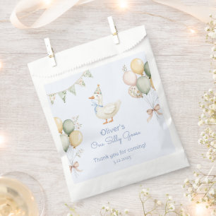 Een Gekke ganzenjongen 1e verjaardag Bedankzakje