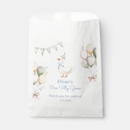 Een Gekke ganzenjongen 1e verjaardag Bedankzakje