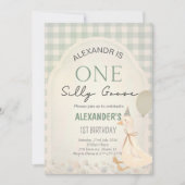 Een Gekke ganzenjongen 1e verjaardag Kaart (Voorkant)