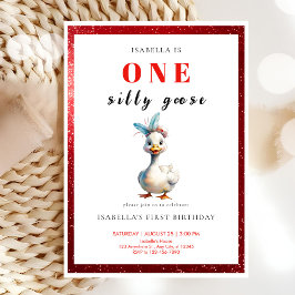 Een gekke ganzenverjaardag kaart