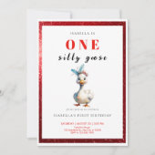 Een gekke ganzenverjaardag kaart (Voorkant)