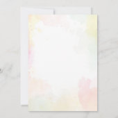 Een Gekke Goose 1e verjaardagsfeest uitnodiging (Achterkant)