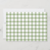 Een Gekke Goose 1e Verjaardagsuitnodiging Kaart (Achterkant)