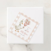 Een Gekke Goose Baby 1e Verjaardag Bedankjes Labels (In situ)