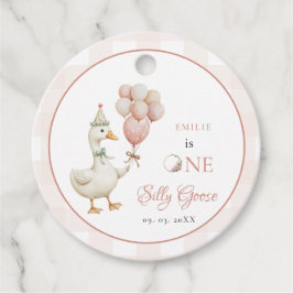 Een Gekke Goose Baby 1e Verjaardag Bedankjes Labels