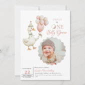 Een Gekke Goose Baby 1e Verjaardag Kaart (Voorkant)