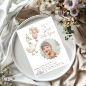 Een Gekke Goose Baby 1e Verjaardag Kaart