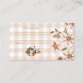 Een Gekke Goose Baby shower Note voor Baby Informatiekaartje (Voorkant)