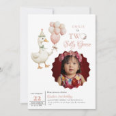 Een Gekke Goose Baby tweede verjaardag Kaart (Voorkant)