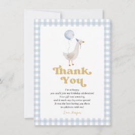 Een Gekke Goose bedankkaart Kaart