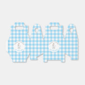 Een Gekke Goose Blue 1st Birthday Bedankdoosjes (Uitgevouwen)