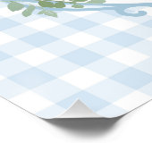 Een Gekke Goose Blue 1st Verjaardag Welkomstbord Perfect Poster (Hoek)