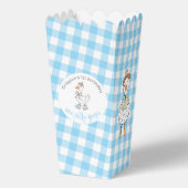 Een Gekke Goose Blue Birthday Popcorn Bedankdoosjes (Achterkant)