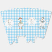 Een Gekke Goose Blue Birthday Popcorn Bedankdoosjes (Ongevouwen)