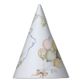 Een Gekke Goose Blue Bow Crest Feesthoedjes (Rechts)