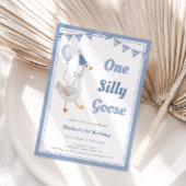Een Gekke Goose Blue Boy 1st Birthday Kaart