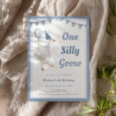 Een Gekke Goose Blue Boy 1st Birthday Kaart