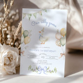 Een Gekke Goose Blue Boy 1st Birthday Kaart