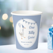 Een Gekke Goose Blue Boy 1st Birthday Papieren Bekers