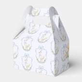 Een Gekke Goose Blue Sage Boy 1st Birthday Bedankdoosjes (Achterkant)