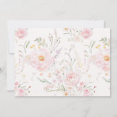 Een Gekke Goose Blush roze strik Foto 1e verjaarda Kaart (Achterkant)