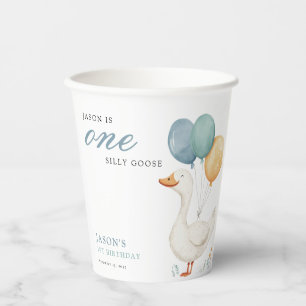 Een Gekke Goose Boy 1e verjaardagsfeestje Papieren Bekers
