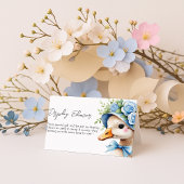 Een Gekke Goose Boy baby display douche Kaart