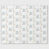 Een Gekke Goose Boy eerste verjaardag Cadeaupapier (Vlak)