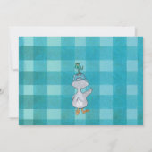 Een Gekke Goose Boy's foto Dank je wel kaart (Achterkant)