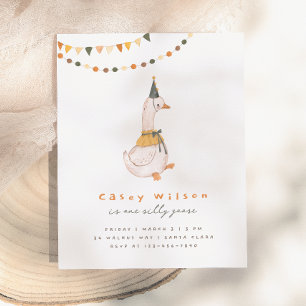 Een Gekke Goose Budget Eerste Verjaardagsfeest