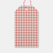 Een Gekke Goose Christmas Bow 1st Birthday Cadeaulabel (Achterkant)