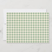 Een Gekke Goose Christmas Green 1st Birthday Foto Kaart (Achterkant)