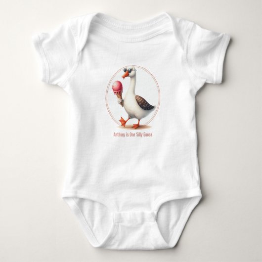 Een Gekke Goose Custom Romper (Voorkant)