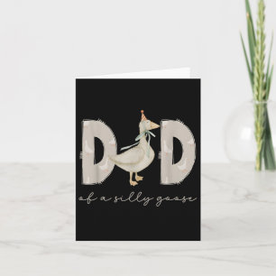 Een Gekke Goose Daddy 1e eerste verjaardag familie Kaart