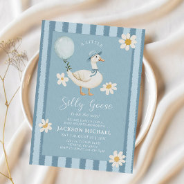 Een Gekke Goose Daisy Boy Baby shower Kaart