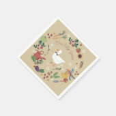 Een Gekke Goose Farmer Tuin Theme Tan Servet (Hoek)