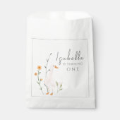 Eén Gekke Goose Fest Birthday Minimalism Classic Bedankzakje (Voorkant)