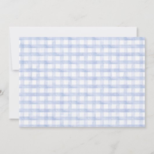 Een Gekke Goose Foto Blue Boy 1st Verjaardagsfeest Kaart (Achterkant)