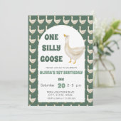 Een Gekke Goose Genderneutraal feest Verjaardag Kaart (Staand voorkant)