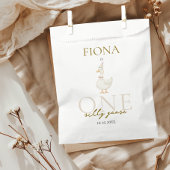 Een Gekke Goose Gingham 1e verjaardag Bedankzakje