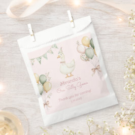 Een Gekke Goose Girl 1e verjaardag Bedankzakje