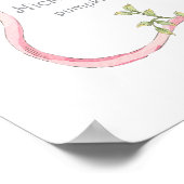 Een Gekke Goose Girl 1e verjaardag foto Milestone Poster (Hoek)