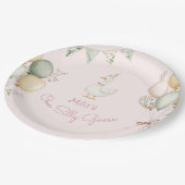 Een Gekke Goose Girl 1e verjaardag Papieren Bordje (Gekanteld)