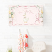 Een Gekke Goose Girl 1e verjaardag Spandoek (Insitu)