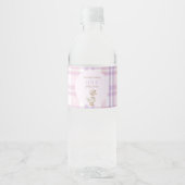 Een Gekke Goose Girl 1e verjaardagsfeestje Waterfles Etiket (Voorkant)