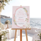Een Gekke Goose Girl Baby shower welkomstbord Perfect Poster