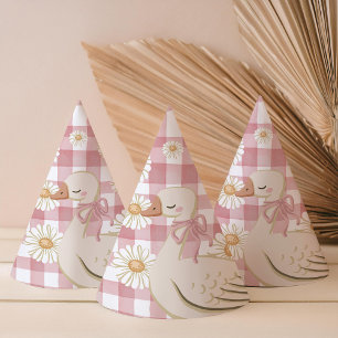 Een Gekke Goose Girl Roze Cottagecore Feesthoedjes